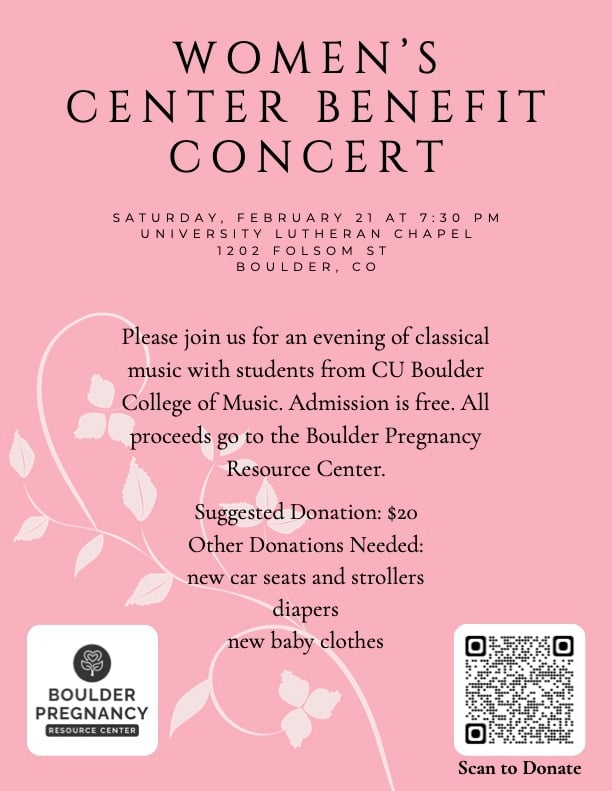 Women's Center Benefit Concert