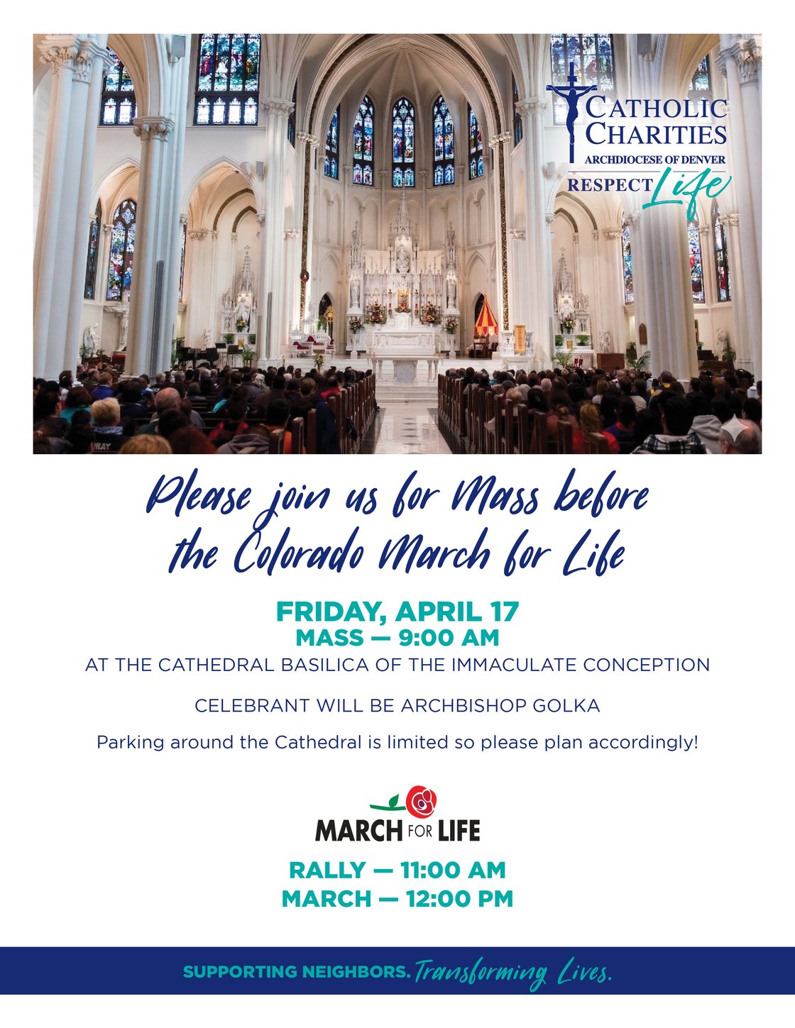 March for Life 2026 Mass flyer