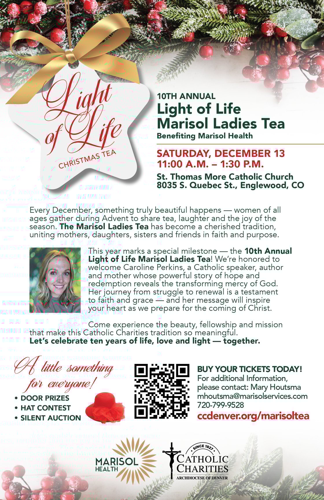 Marisol Health Ladies Christmas Tea 2025 parish ad