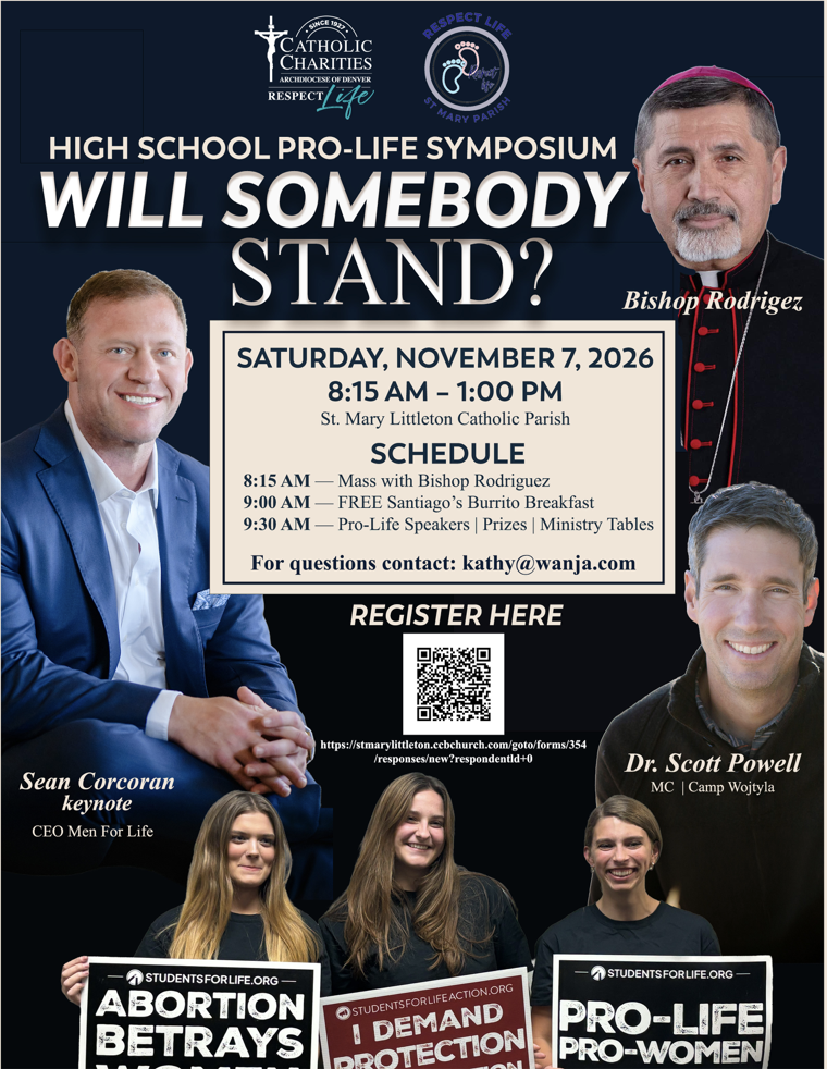 High School Pro-Life Symposium: Will Somebody Stand?