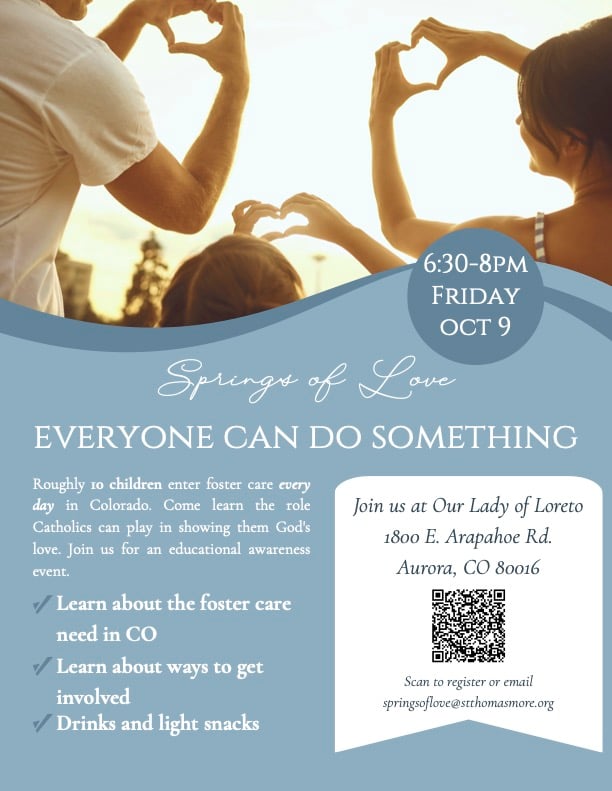 Springs of Love October Event